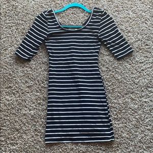 Sexy and stretchy striped dress